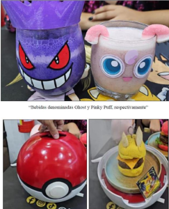 Bebidas temáticas de Pokémon