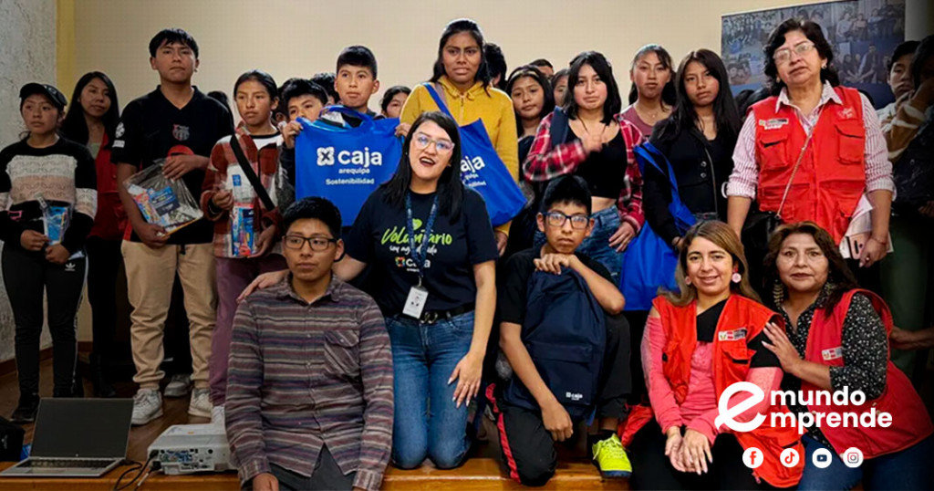 Caja Arequipa capacitó a más de 40 jóvenes en su programa «Aprende Emprende»